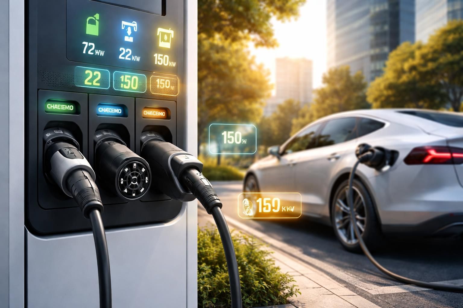 découvrez tout sur les bornes de recharge pour voitures électriques : types de prises, puissance en kw, et coûts détaillés pour bien choisir votre installation.