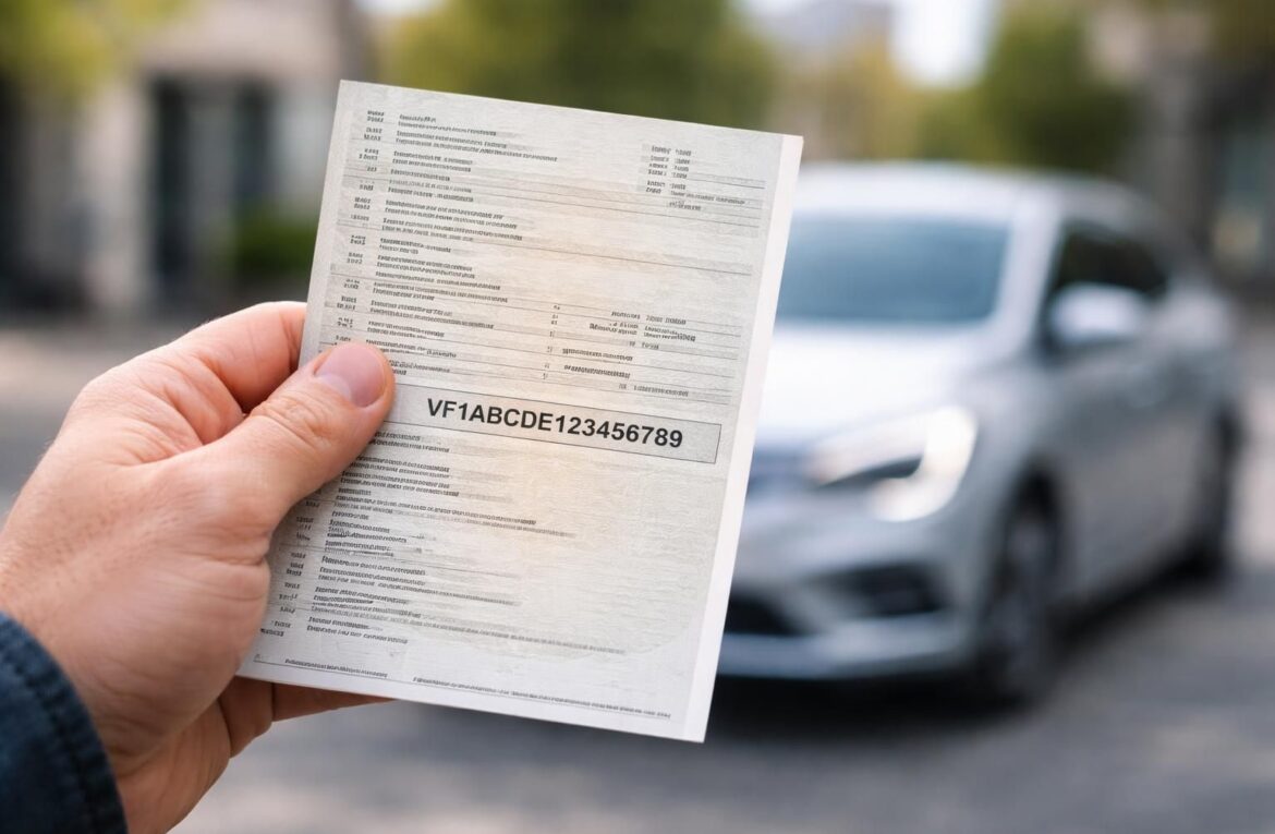 Comment décoder le numero VIN carte grise de votre automobile