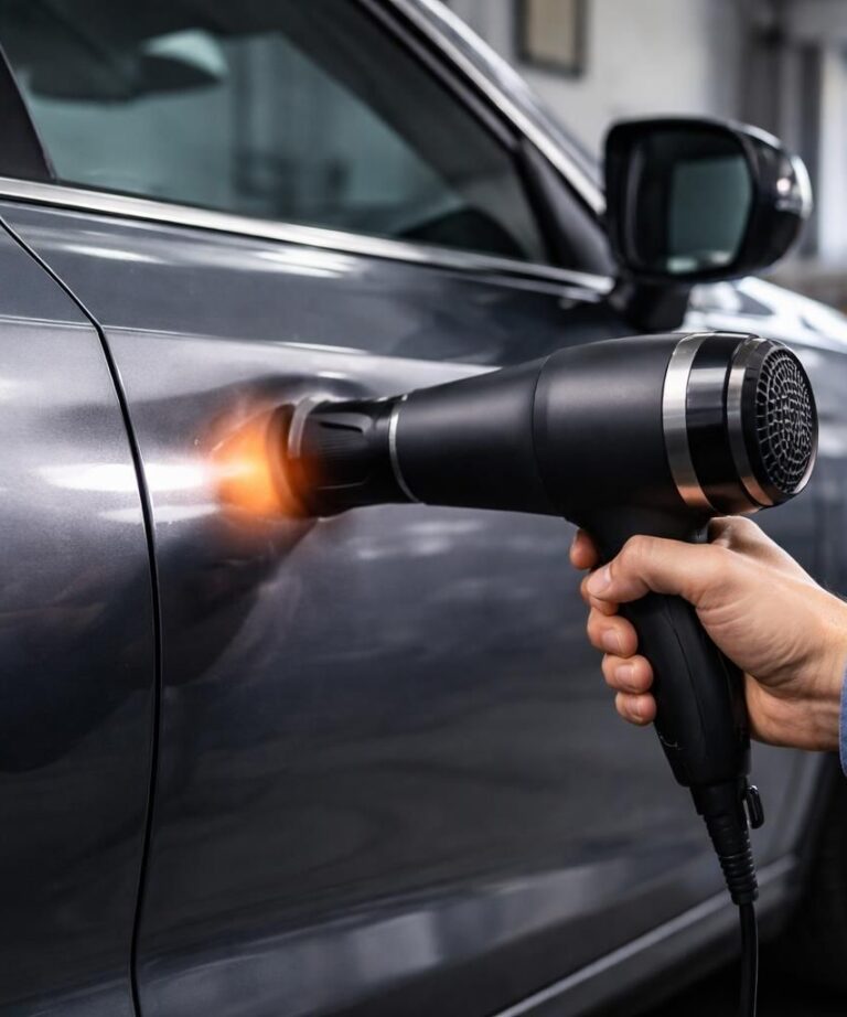 découvrez une technique infaillible pour réparer facilement les bosses sur votre voiture grâce à un sèche-cheveux. astuce simple, rapide et efficace à essayer chez vous !