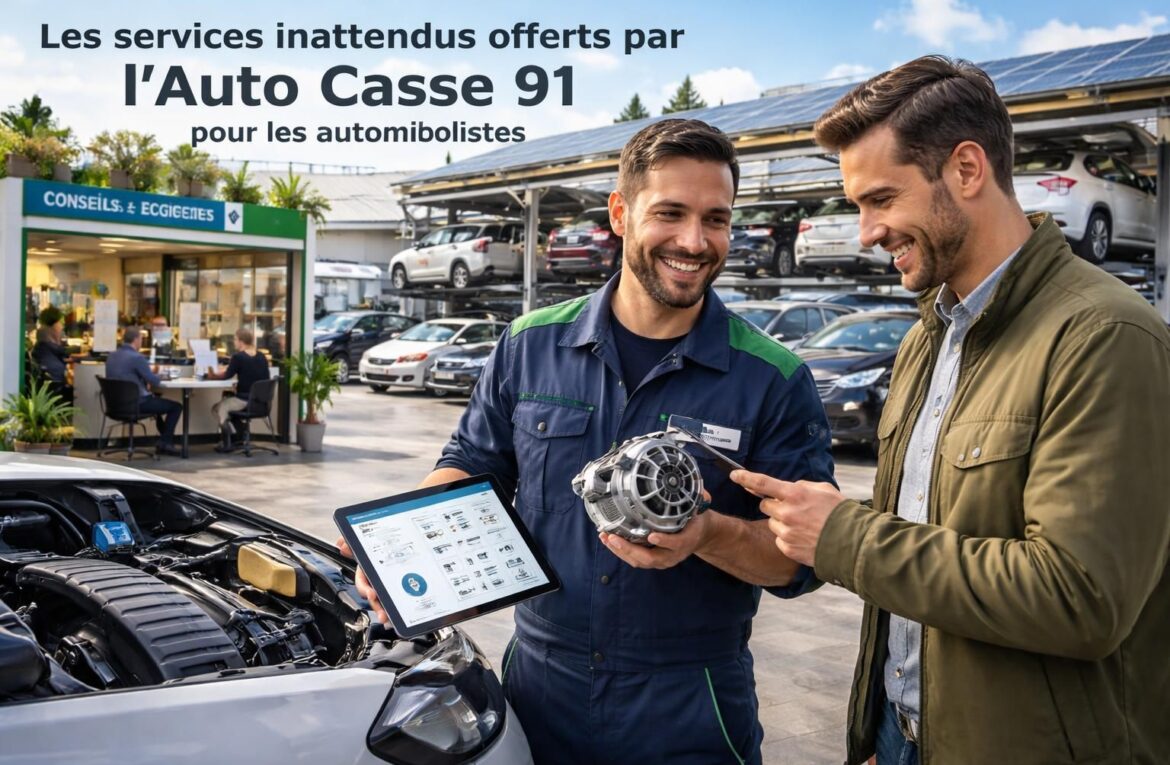 Les services inattendus offerts par l&rsquo;auto casse 91 pour les automobilistes
