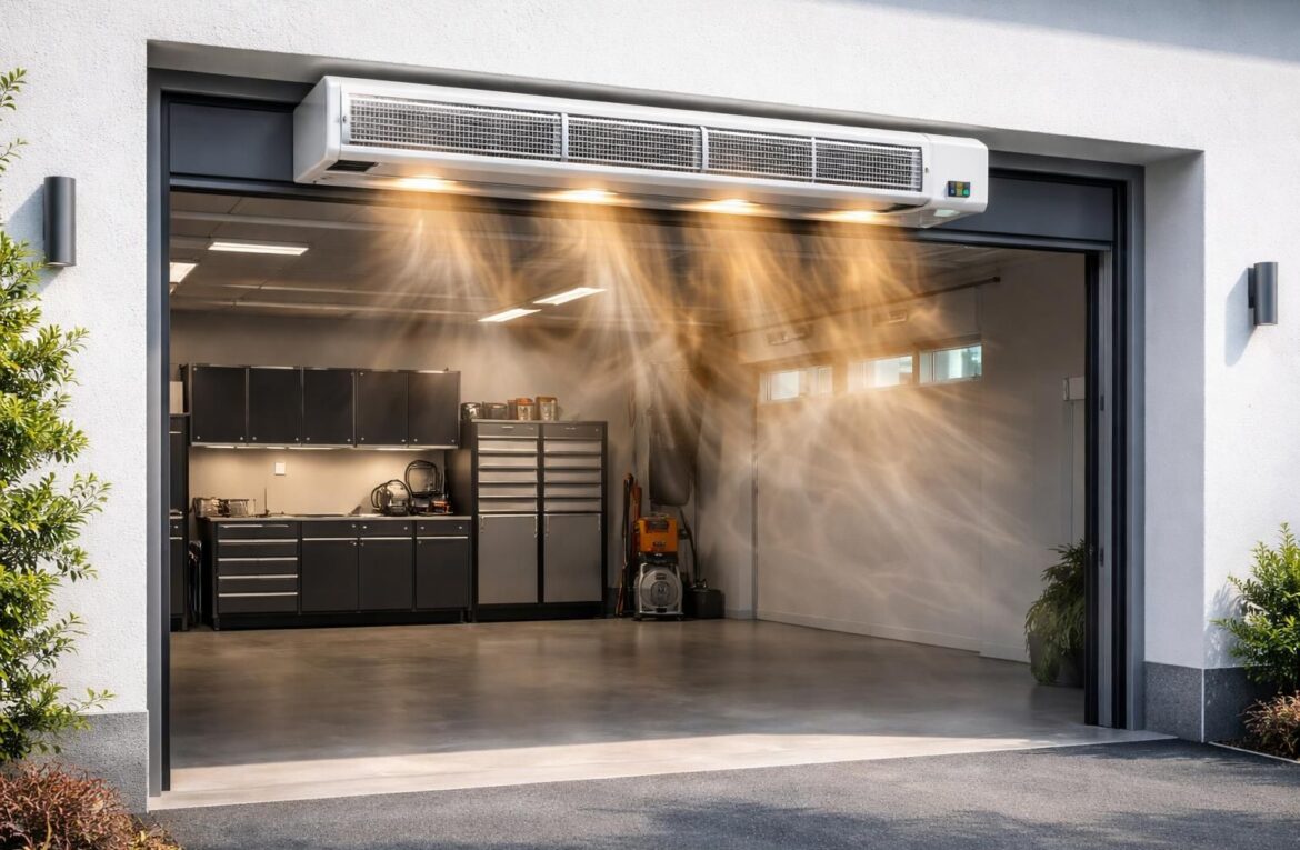 Guide d’achat : choisir le meilleur rideau d’air chaud pour porte de garage