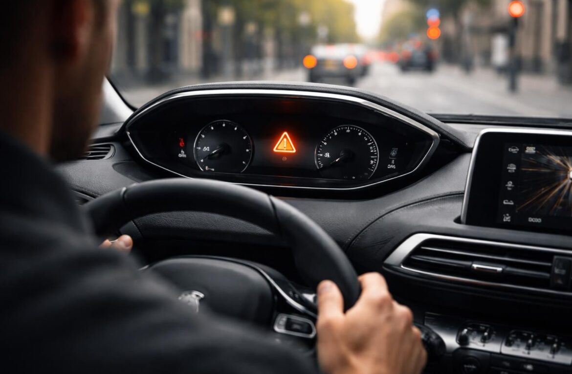 Les implications du voyant orange sur tableau de bord Peugeot 5008 pour votre sécurité routière
